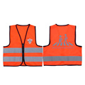 Custom Hi-VIS School Orange Reflective Kids Safety Vests